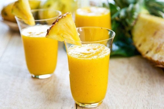 mango and pineapple